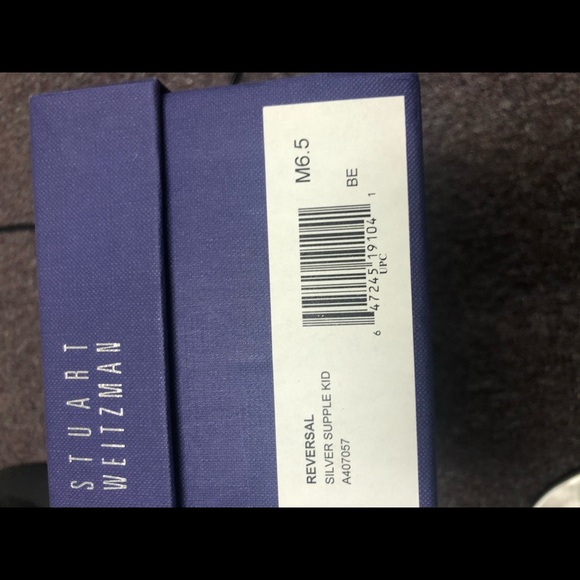 Beautiful Stuart weitzman reversal sandals silver 6.5 - Picture 4 of 6